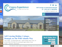 Tablet Screenshot of creevyexperience.com